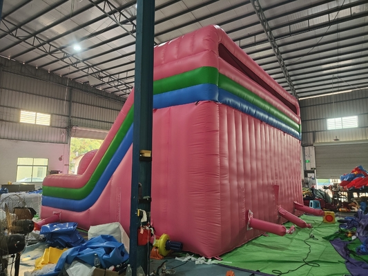 Pvc di qualità commerciale Spider-Man scivolo d'acqua gonfiabile casa di rimbalzo combo corso di ostacoli scivolo gonfiabile scivolo d'acqua