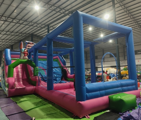 Casa di rimbalzo gonfiabile in PVC di qualità commerciale all'aperto