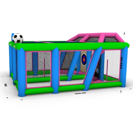 Giochi di sport gonfiabili Tiro a bersaglio Dartboard Giochi di bersaglio gonfiabile Bubble Eventi di calcio Portale