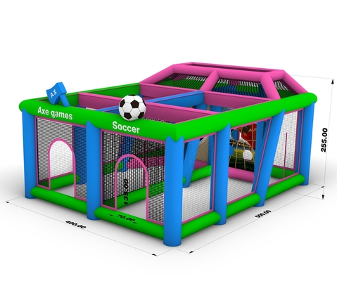 Giochi di sport gonfiabili Tiro a bersaglio Dartboard Giochi di bersaglio gonfiabile Bubble Eventi di calcio Portale