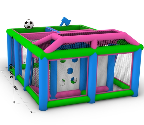 Giochi di sport gonfiabili Tiro a bersaglio Dartboard Giochi di bersaglio gonfiabile Bubble Eventi di calcio Portale