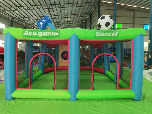 Giochi di sport gonfiabili Tiro a bersaglio Dartboard Giochi di bersaglio gonfiabile Bubble Eventi di calcio Portale