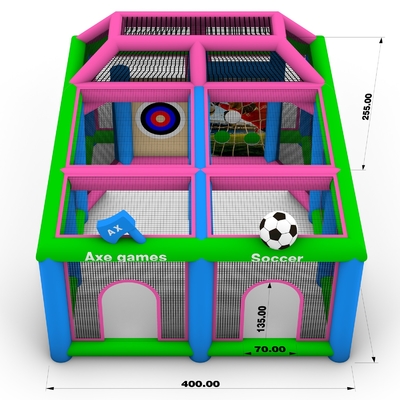 Giochi di sport gonfiabili Tiro a bersaglio Dartboard Giochi di bersaglio gonfiabile Bubble Eventi di calcio Portale