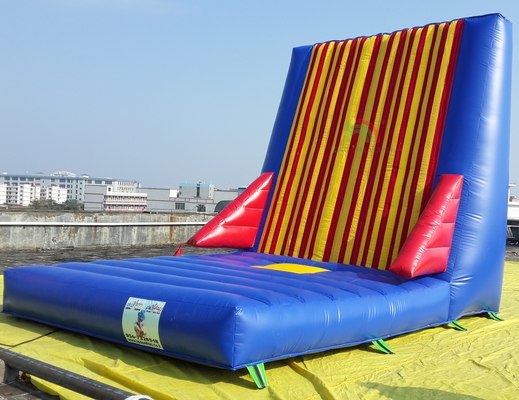 Vendita all'ingrosso in fabbrica, gioco sportivo commerciale all'aperto per adulti, gioco del muro appiccicoso gonfiabile, castello gonfiabile saltellante