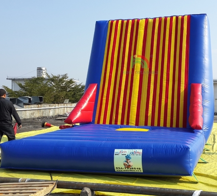Vendita all'ingrosso in fabbrica, gioco sportivo commerciale all'aperto per adulti, gioco del muro appiccicoso gonfiabile, castello gonfiabile saltellante