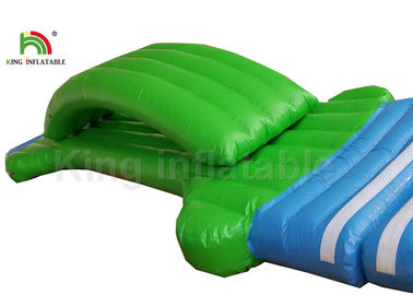 PVC di 0.9mm Platone parco gonfiabile dell'acqua del parco dell'acqua di 43m * di 45 con la torre di guardia per gli adulti