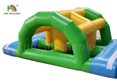 PVC di 0.9mm Platone parco gonfiabile dell'acqua del parco dell'acqua di 43m * di 45 con la torre di guardia per gli adulti