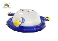 SGS termosaldato giocattolo rampicante gonfiabile EN71 del crogiolo di acqua del UFO della tela cerata del PVC di 0.9mm