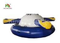 SGS termosaldato giocattolo rampicante gonfiabile EN71 del crogiolo di acqua del UFO della tela cerata del PVC di 0.9mm