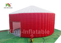 Tenda gonfiabile rossa della cupola di Yurt del tessuto di Platone 210D Oxford/tenda evento di esplosione