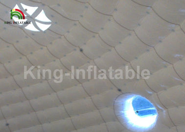 Tenda ermetica della cupola di forma bianca commerciale della Camera per l'evento della parte una garanzia da 1 anno