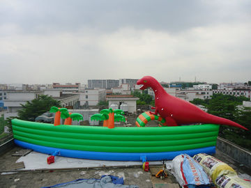 Parchi gonfiabili dell'acqua del PVC del gigante stupefacente per il diametro all'aperto dei giochi 30m dell'acqua di estate