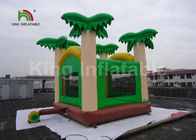 castello dei bambini verdi del cocco di 5x4.5m/Camera di salto gonfiabili rimbalzo di esplosione