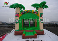 castello dei bambini verdi del cocco di 5x4.5m/Camera di salto gonfiabili rimbalzo di esplosione