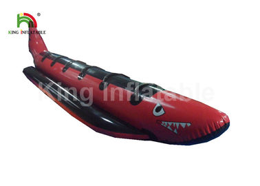 Barche gonfiabili della pesca con la mosca dello squalo rosso, zattera ermetica di esplosione del PVC dell'uomo del sistema 6