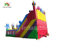 parco di divertimenti gonfiabile blu della tela cerata del PVC Platone di 0.55mm/campo da giuoco all'aperto dei bambini