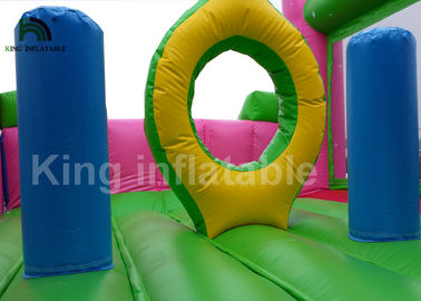 Principessa durevole Inflatable Commercial Bounce Houses di rosa del PVC per i bambini Activites all'aperto
