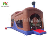 Castello di salto gonfiabile dei bambini, trampolini gonfiabili commerciali del PVC di 0.55mm