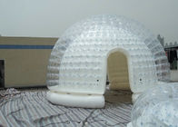 Tenda gonfiabile trasparente della bolla dei semi/tenda dell'iarda con la tela cerata bianca del PVC