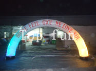 Arco gonfiabile con l'arco gonfiabile principale buona qualità/della luce da vendere/arché per annunciare