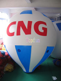 la pubblicità gonfiabile dell'elio del PVC di 5m lungamente 0.18mm Balloons con il logo su ordinazione/il materiale illustrativo