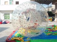 palle gonfiabili brillanti trasparenti dello zorb delle rampe del PVC di 1.0mm per divertimento all'aperto dell'acqua