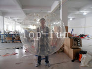 Palla gonfiabile della bolla di Zorbing del corpo della tela cerata TPU/del PVC, sfera di controllo umana per il campo da giuoco