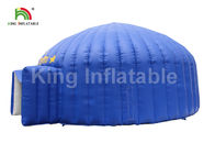 Tenda gonfiabile di evento della prova dell'acqua blu con il ventilatore/tenda all'aperto della cupola di esplosione