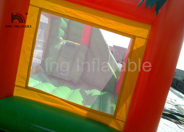 Castello di salto gonfiabile divertente del PVC di tema 0.55mm della foresta pluviale per i bambini/adulto
