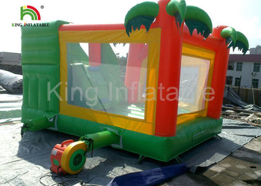 Castello di salto gonfiabile divertente del PVC di tema 0.55mm della foresta pluviale per i bambini/adulto