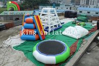 5m giocattolo gonfiabile dell'acqua del PVC trampolino gonfiabile verde/bianco di D per gli adulti