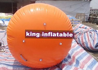 Boe di galleggiamento acqua gonfiabile gialla/arancio, giocattoli di galleggiamento senza piombo del PVC