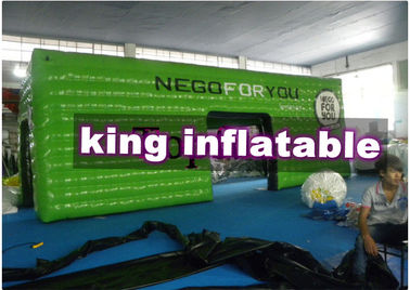 Tenda gonfiabile verde del cubo per la pubblicità/evento differente gonfiabile