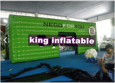 Tenda gonfiabile verde del cubo per la pubblicità/evento differente gonfiabile