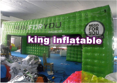 Tenda gonfiabile verde del cubo per la pubblicità/evento differente gonfiabile