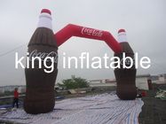 Arché gonfiabili di forma della bottiglia della coca-cola per la pubblicità/arco gonfiabile dell'entrata