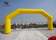 Arco gonfiabile dell'entrata di pubblicità gialla gigante per la manifestazione promozionale