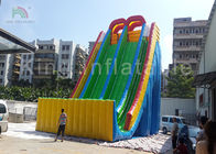 l'alto PVC impermeabile di 12m gonfiabile asciuga la progettazione stupefacente dello scorrevole per i giochi di divertimento