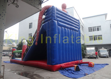 Gonfiabili a senso unico all'aperto di Spider-Man asciugano lo scorrevole con i buttafuori di salto dal PVC di Platone