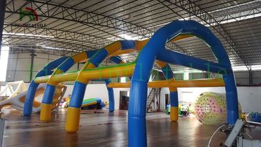 Tenda gonfiabile dell'annuncio di promozione della decorazione che apre la tenda dell'aria di forma/esplosione della metropolitana del PVC