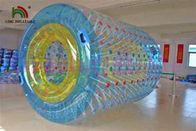 Giocattolo gonfiabile commerciale dell'acqua di rotolamento all'aperto, diametro delle sfere di controllo 2.8m lungamente * 2.4m