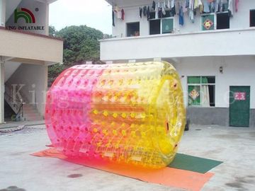 L'acqua gonfiabile del parco di divertimenti ha fatto galleggiare il giocattolo del rullo per l'estate che gioca i giochi dell'acqua