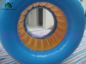 Giocattolo di camminata di giallo/blu acqua gonfiabile della palla del PVC dell'acqua di rotolamento per il parco dell'acqua