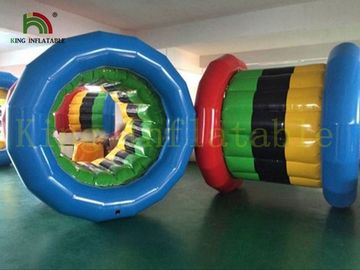 Tela cerata EN14960 su misura giocattolo di rotolamento fatto galleggiare acqua gonfiabile del PVC di PLATONE 0.9mm