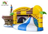 Colore di salto gonfiabile dell'OEM del castello del pirata del PVC di abitudine 0.55mm per gli adulti ed i bambini