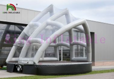 Tenda gonfiabile bianca di evento del PVC con forma del teatro dell'opera di Sydney ed il tetto trasparente