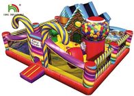 Progettazione variopinta e stupefacente del castello rimbalzante di esplosione del PVC di tema di Candy per i bambini
