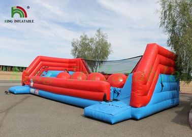 Giochi senza piombo di sport/corsa ad ostacoli e scorrevole gonfiabili rossi o blu di esplosione