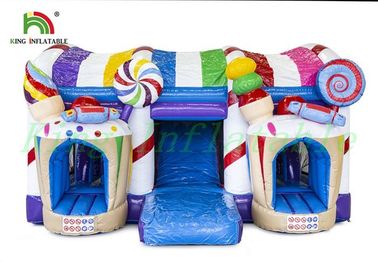 Castello di salto gonfiabile dei bambini che stupisce Candy/progettazione del mondo gelato