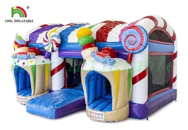 Castello di salto gonfiabile dei bambini che stupisce Candy/progettazione del mondo gelato
